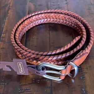 Men’s coach leather belt